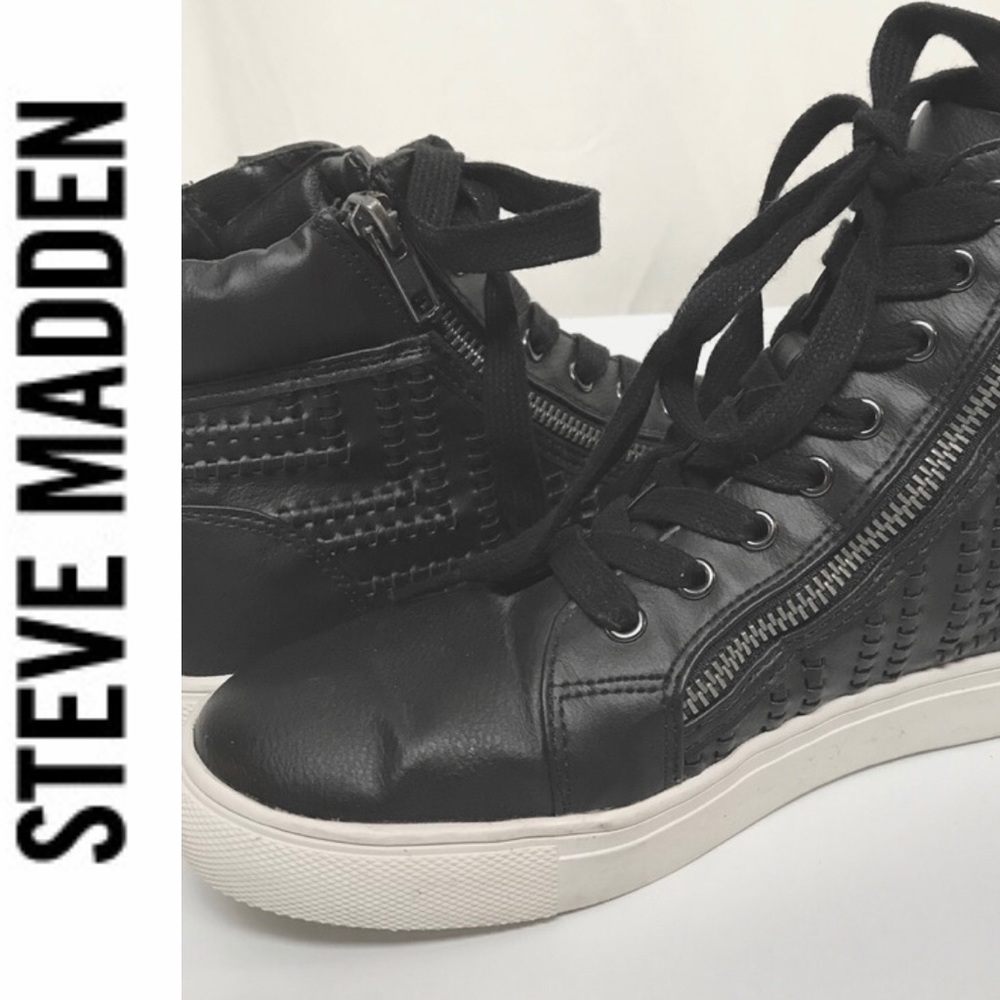 Steven Madden Black Athletic Sneakers
